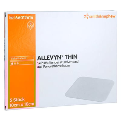 Allevyn Thin 10x10 cm d nne Wundauflage