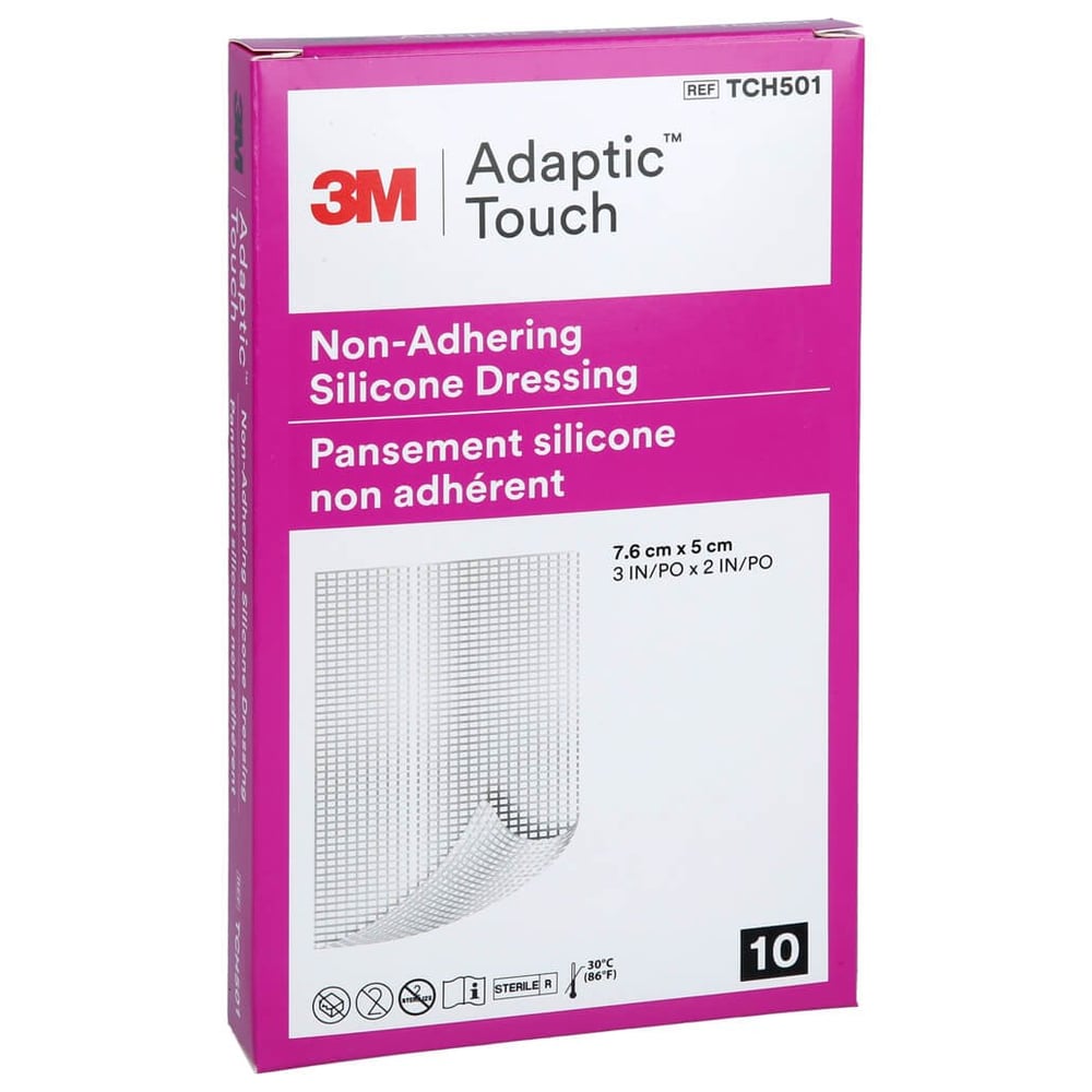 Adaptic Touch 5x7,6 cm nichthaft.Sil.Wundauflage
