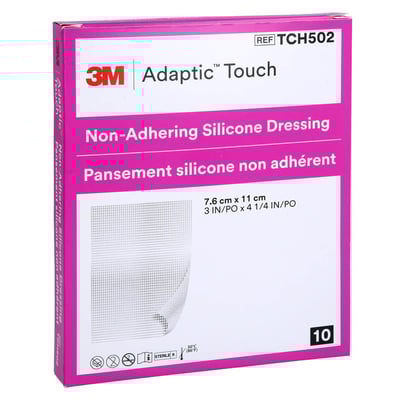Adaptic Touch 7,6x11 cm nichthaft.Sil.Wundauflage Docpharm