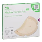 Mepilex Border Flex Schaumverband haftend 13x16 cm oval Docpharm Produktbild 1
