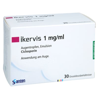 Ikervis 1 mg/ml Augentropfen-Emulsion Produktbild 1