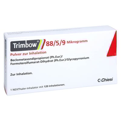 Trimbow 88/5/9 ug 120ED Plv.z.Inhalation NEXThaler