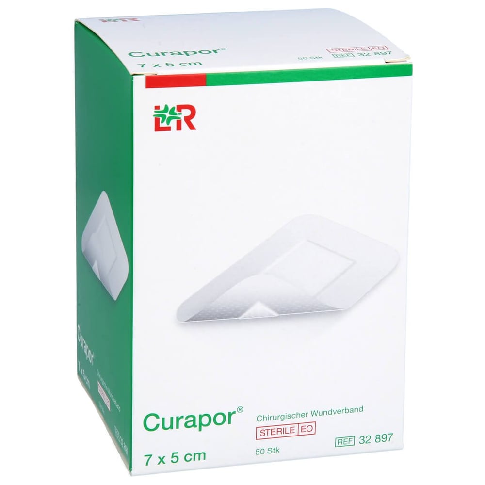 Curapor Wundverband steril chirurgisch 5x7 cm