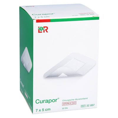 Curapor Wundverband steril chirurgisch 5x7 cm