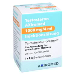 Testosteron AXiromed 1000 mg/4 ml Injektionslösung