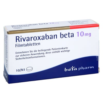 Rivaroxaban beta 10 mg
