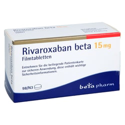 Rivaroxaban beta 15 mg