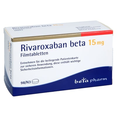 Rivaroxaban beta 15 mg Produktbild 1