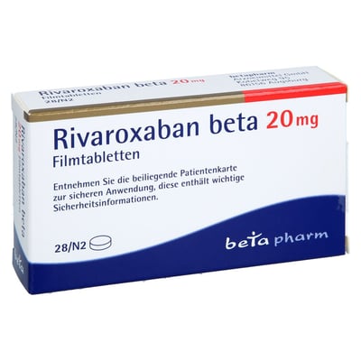 Rivaroxaban beta 20 mg Produktbild 1