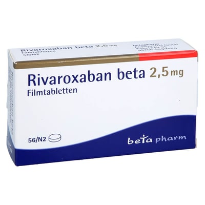 Rivaroxaban beta 2,5 mg Produktbild 1