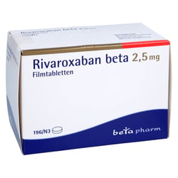 Rivaroxaban beta 2,5 mg