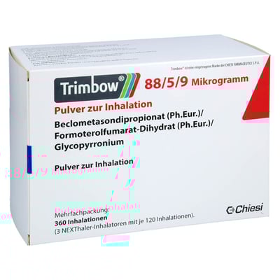 Trimbow 88/5/9 ug 360ED Plv.z.Inhalation NEXThaler
