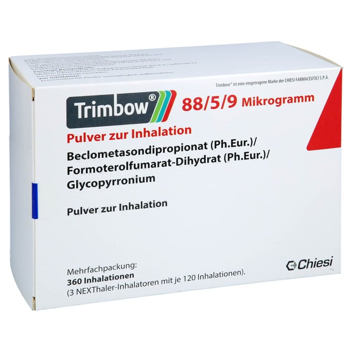 Trimbow 88/5/9 ug 360ED Plv.z.Inhalation NEXThaler