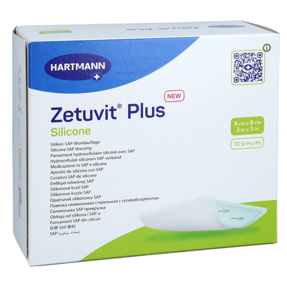 Zetuvit Pl Sil St 8x8cm