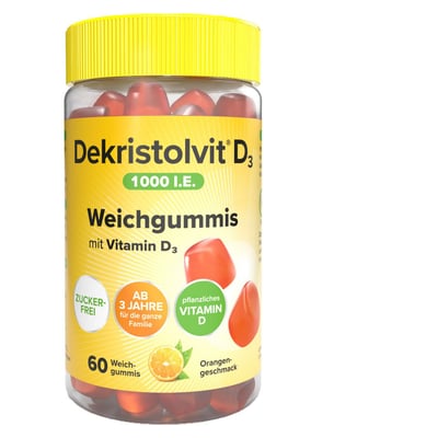 Dekristolvit D3 1000 I.E. Weichgummis Produktbild 1