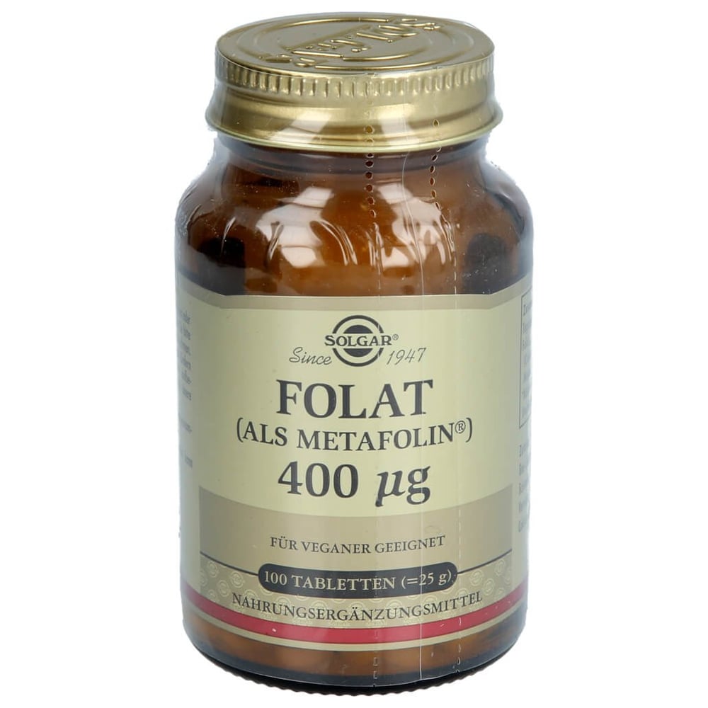 Solgar Folat Metafolin 400