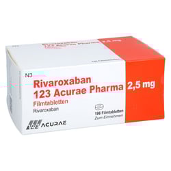 Rivaroxaban 123 Acurae Pharma 2,5 mg