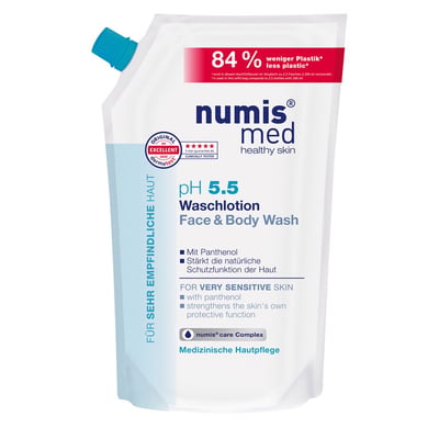 Numis med pH 5,5 Waschlotion Nachfüllbeutel Produktbild 1