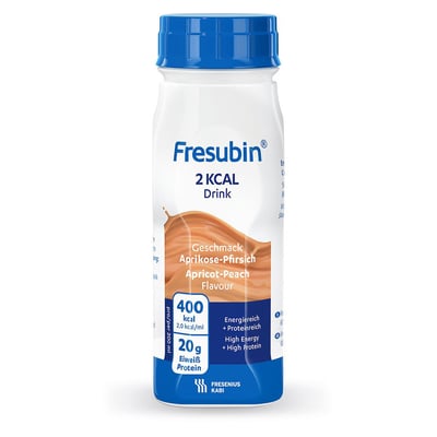 Fresubin 2 kcal Drink Aprikose-Pfirsich Trinkflasche Produktbild 1