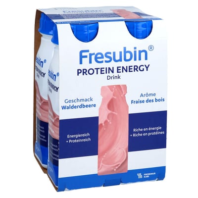 Fresubin Protein Energy Drink Walderdbe. Trinkflasche Produktbild 1