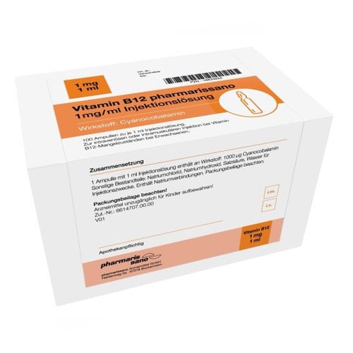 Vitamin B12 pharmarissano 1 mg/ml Injektionslösung