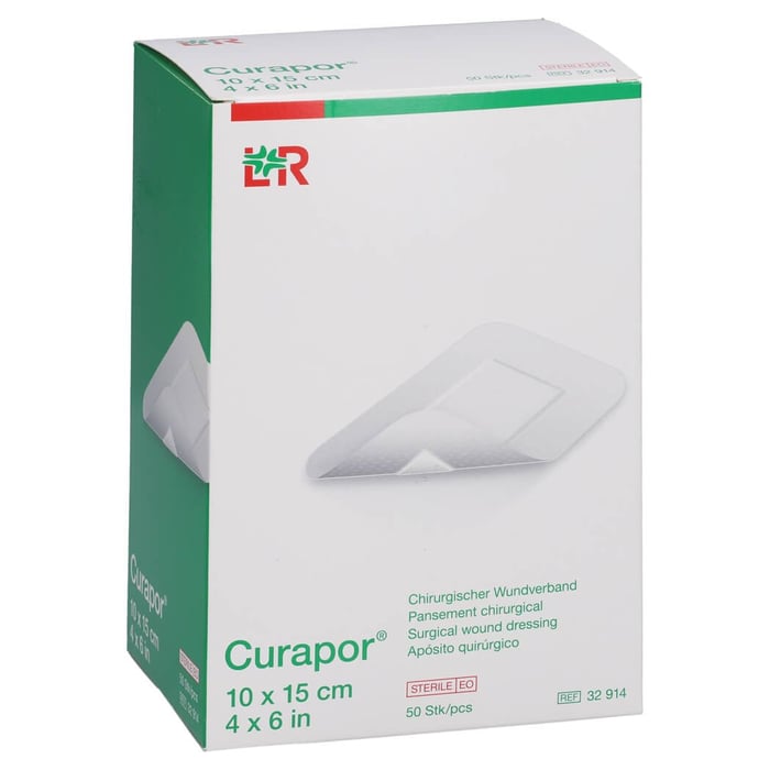 Curapor Wundverband steril chirurgisch 10x15 cm