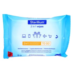 Sterillium 2 in 1 wipes