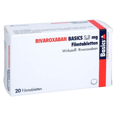 Rivaroxaban Basics 2,5 mg