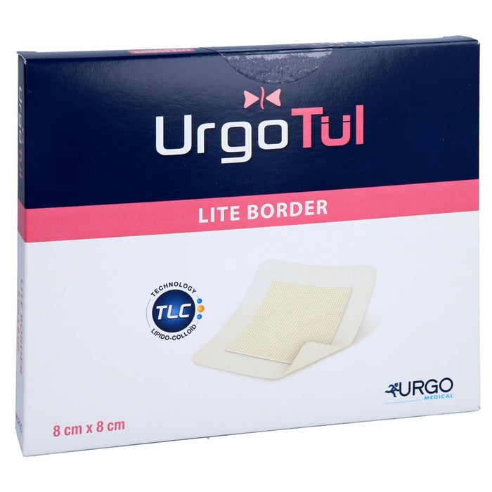 Urgotül Lite Border 8x8 cm Verband