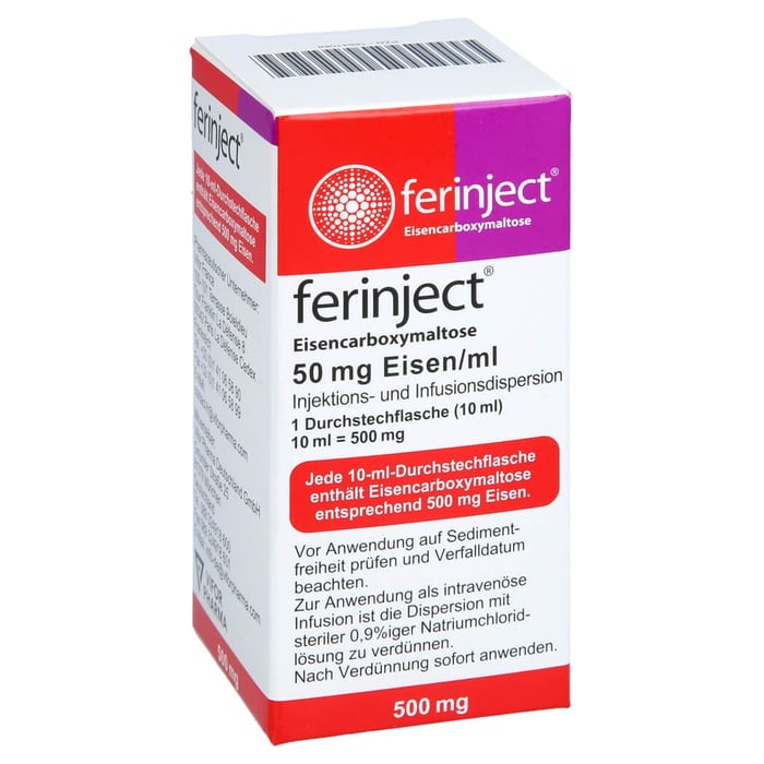 Ferinject 50mg Eisen/ml Injektions-/Infusionsdisp.