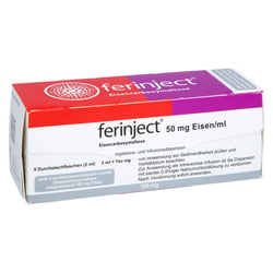 Ferinject 50 mg Eisen/ml Injektions-/Infusionsdisp.