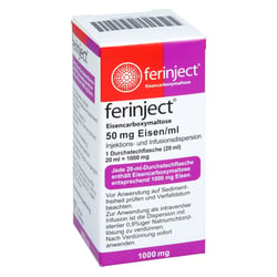 Ferinject 50 mg Eisen/ml Injektions-/Infusionsdisp.
