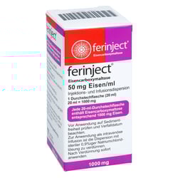 Ferinject 50mg Eisen/ml Injektions-/Infusionsdisp.
