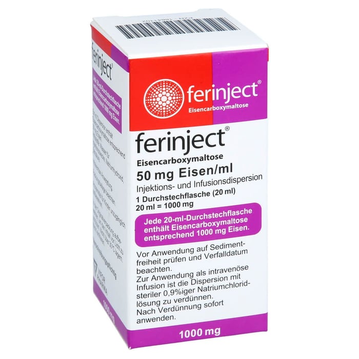 Ferinject 50mg Eisen/ml Injektions-/Infusionsdisp.