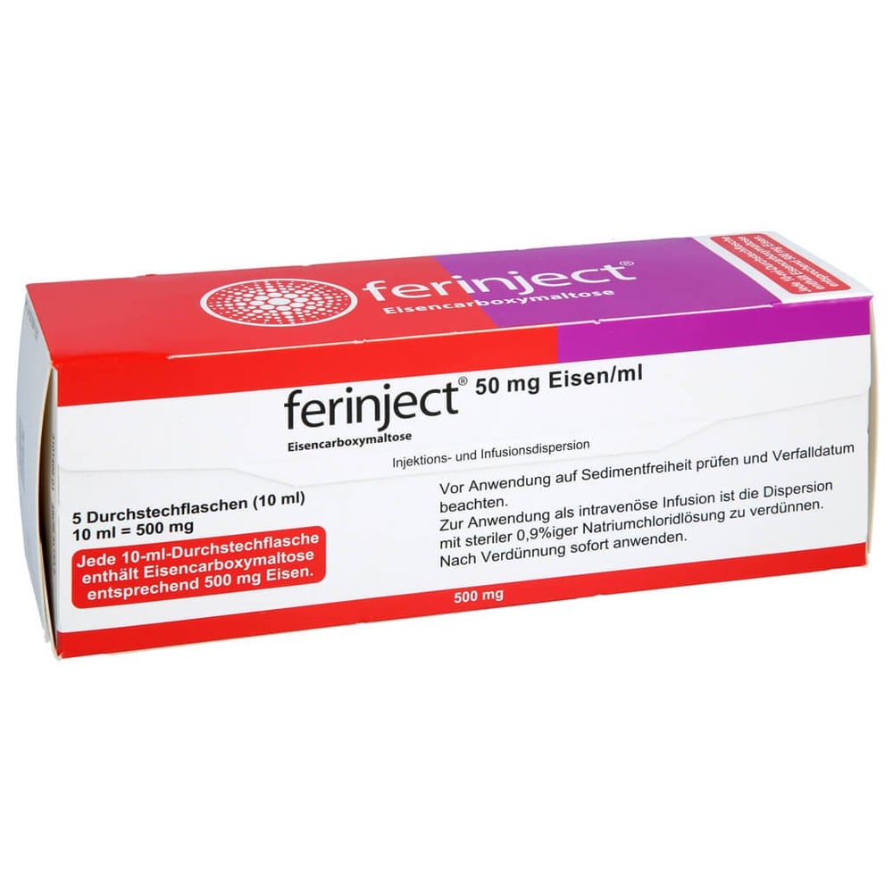 Ferinject 50mg Eisen/ml Injektions-/Infusionsdisp.