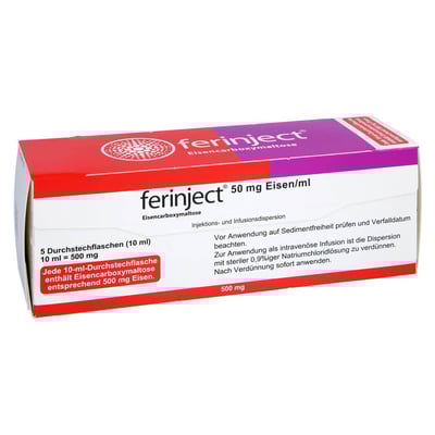 Ferinject 50mg Eisen/ml Injektions-/Infusionsdisp.