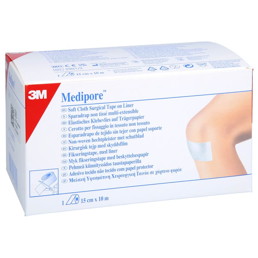 Medipore Fixiervlies 15 cmx10 m auf Liner 2991/3