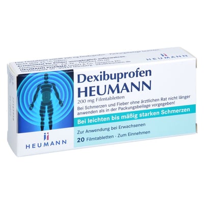 Dexibuprofen HEUMANN 200 mg