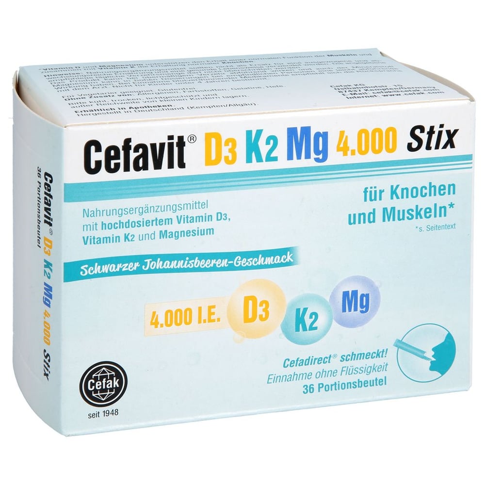 Cefavit D3 K2 Mg 4.000 Stix
