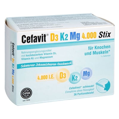 Cefavit D3 K2 Mg 4.000 Stix