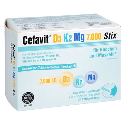 Cefavit D3 K2 Mg 7.000 Stix