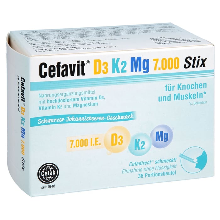 Cefavit D3 K2 Mg 7.000 Stix