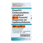 Eisen III-Carboxymaltose-ratio 50 mg Eisen/ml 500 mg Produktbild 2