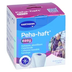 PEHA-HAFT easy Fixierbinde 6 cmx4 m weiß