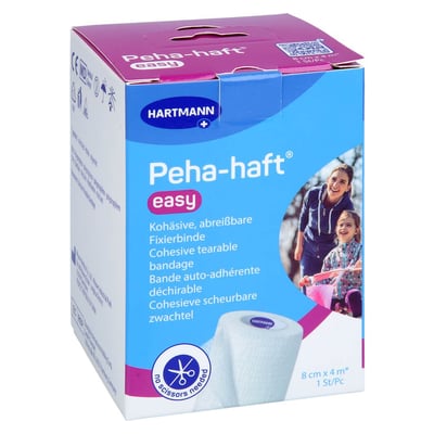 PEHA-HAFT easy Fixierbinde 8 cmx4 m weiß
