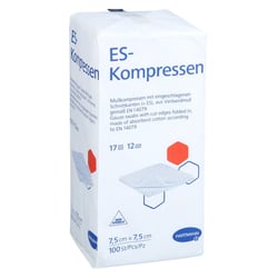 ES-Kompressen unsteril 7,5x7,5 cm 12fach ToRa Pharma