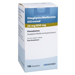 Sitagliptin/Metformin AXiromed 50 mg/850 mg