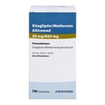 Sitagliptin/Metformin AXiromed 50 mg/850 mg Produktbild 2