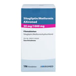 Sitagliptin/Metformin AXiromed 50 mg/1000 mg Produktbild 2