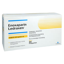 Enoxaparin Ledraxen 4000 I.E. (40 mg)/0,4 ml Injektionslösung